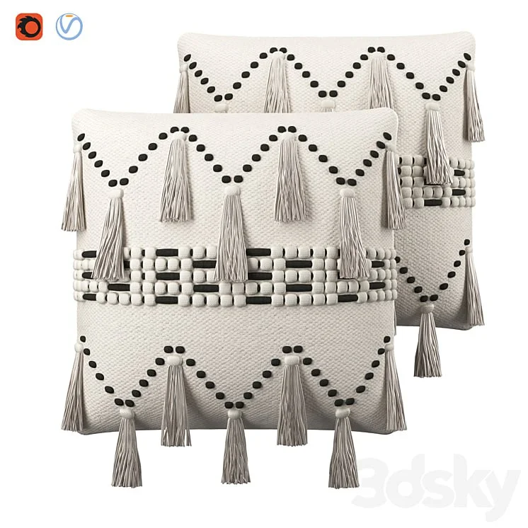 Tassel cushion